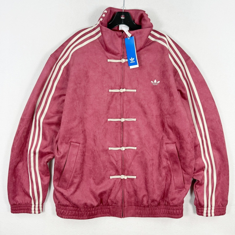 Adidas Chinese New Year Track Top Jacket Size XL Mens Burgundy KR0294, NEW